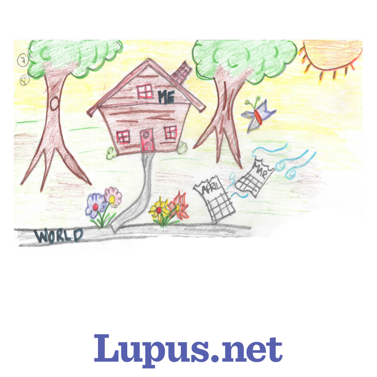 Life With Lupus Through The Seasons Comic, March and April passing by