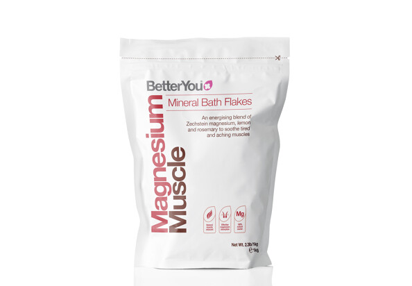 BetterYou Magnesium muscle bath body flakes
