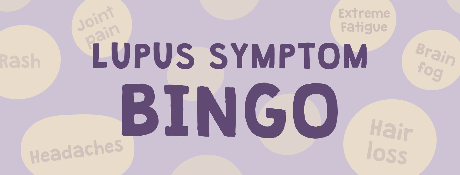 Lupus Symptom Bingo image